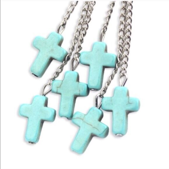 (H2) Cross Earrings - Picture 4 of 4